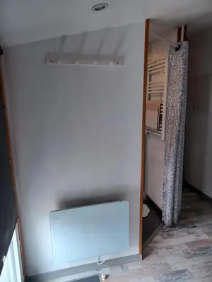 Un ou plusieurs lits dans un hébergement de l'établissement Studio à Vertou aux portes de Nantes