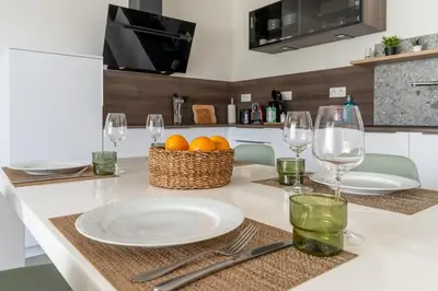 Cuisine ou kitchenette dans l'établissement La Nantaise
