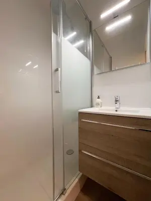 Salle de bains dans l'établissement Le Studio Duchesse