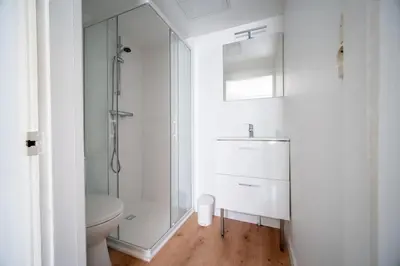 Salle de bains dans l'établissement Studio lumineux et fonctionnel Nantes