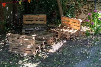Jardin de l'établissement Studio lumineux et fonctionnel Nantes
