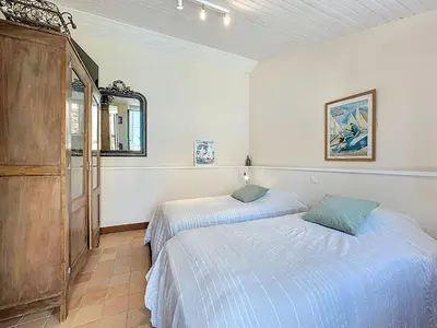 Un ou plusieurs lits dans un hébergement de l'établissement Holiday Home Le Sandier-2 by Interhome