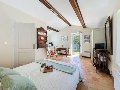 Un ou plusieurs lits dans un hébergement de l'établissement Holiday Home Le Sandier-1 by Interhome
