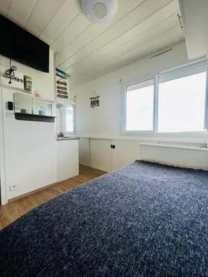 Cuisine ou kitchenette dans l'établissement Studio Lumineux en Bord de Mer