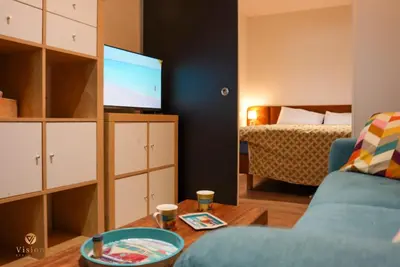 Un ou plusieurs lits dans un hébergement de l'établissement Plages - Piscine - Barbecue - Logement de Vacances en Vendée