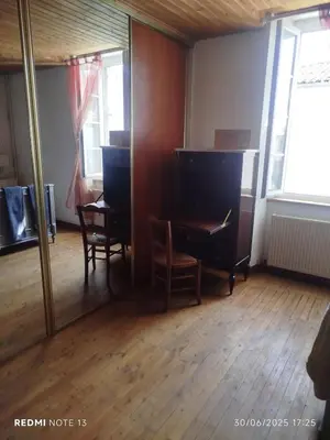 Coin salon dans l'établissement La loutre - 8 personnes