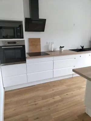 Cuisine ou kitchenette dans l'établissement Indivision Bernard Pillaud