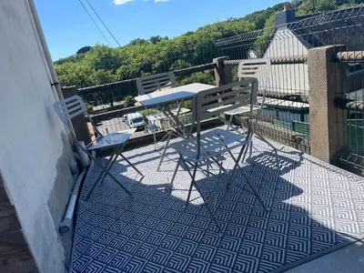 Balcon ou terrasse dans l'établissement T2 St Marc sur mer - proche plage - 4 couchages