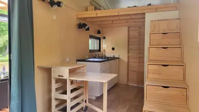 Plan de l'établissement Chalet sur l'eau dans un cadre idyllique