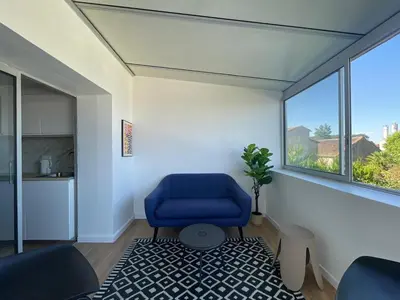 Coin salon dans l'établissement Maison 3 chambres 4 minutes du Puy