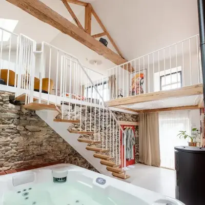 Loft d'architecte jacuzzi