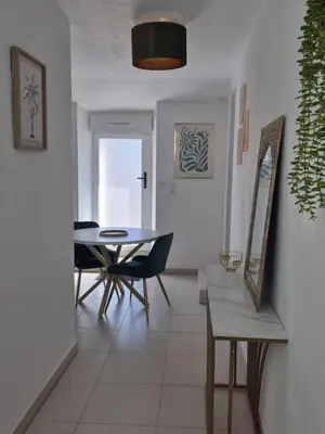 Plan de l'établissement La longère du Moulin, logement T2 indépendant tout équipé avec cuisine, parking individuel avec portail, salon de jardin, belle grande chambre