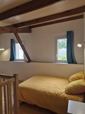 Un ou plusieurs lits dans un hébergement de l'établissement Maison centre-ville Pouzauges