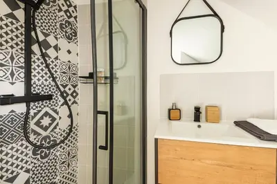 Salle de bains dans l'établissement Studio Bel Ami - Nantes centre ville