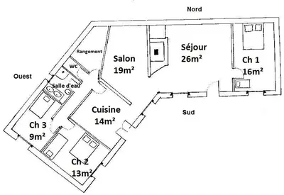 Plan de l'établissement Chez l'ami