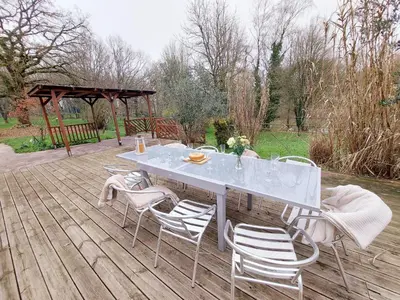 Jardin de l'établissement La Maison Bleue