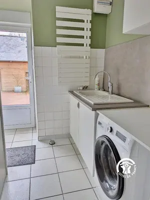 Cuisine ou kitchenette dans l'établissement Domaine des Mazures, 17 personnes