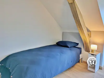 Un ou plusieurs lits dans un hébergement de l'établissement Gîte Les mésanges, jusqu'à 6 personnes