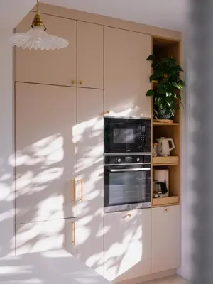 Cuisine ou kitchenette dans l'établissement Villa Le Zéphyr - Charme, confort et tranquillité à 200m de l'océan