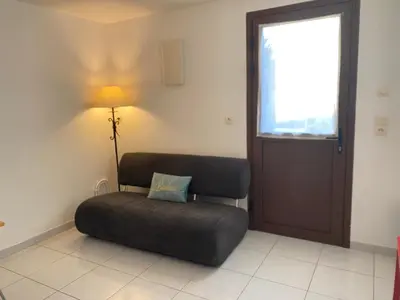 Coin salon dans l'établissement super appartement