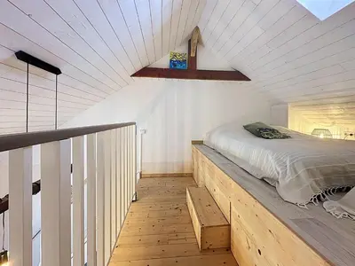 Un ou plusieurs lits dans un hébergement de l'établissement Holiday Home L'Escale by Interhome