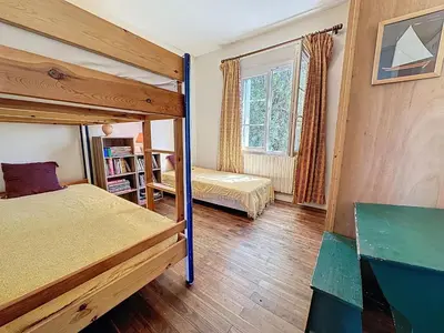 Un ou plusieurs lits dans un hébergement de l'établissement Holiday Home Les Ajoncs by Interhome
