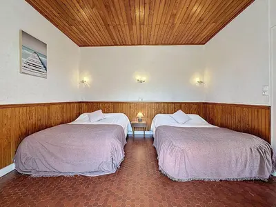 Un ou plusieurs lits dans un hébergement de l'établissement Holiday Home Brin de Muguet by Interhome