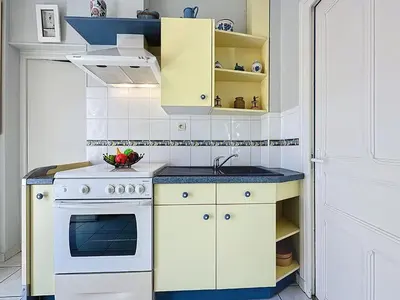 Cuisine ou kitchenette dans l'établissement Holiday Home Ker Eric by Interhome
