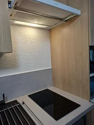 Cuisine ou kitchenette dans l'établissement Appartement neuf proche Nantes avec parking