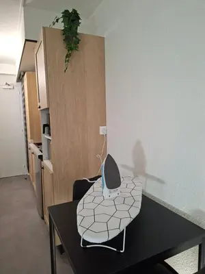 Cuisine ou kitchenette dans l'établissement Appartement neuf proche Nantes avec parking