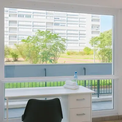 Plan de l'établissement Élégant rez-de-jardin 4 chambres à Angers