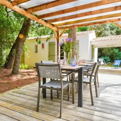 500 m de la plage - jardin - maison pour 6