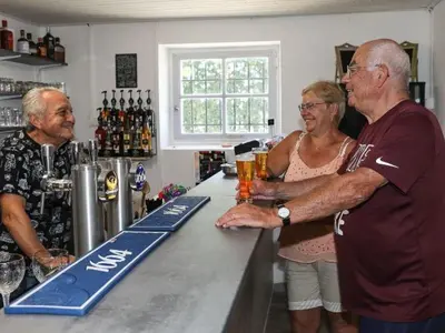 Clients de l'établissement Mobil home avec terrasse pour 4 personnes - API-1-52-649