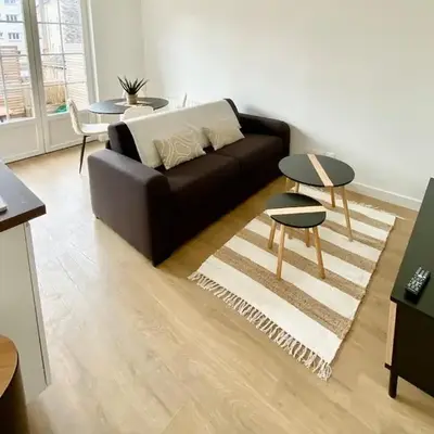 Beautiful T2 Tastefully Renovated Terrace - Madeleine