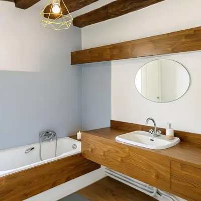 Salle de bains dans l'établissement Logement historique - Maison David d Angers