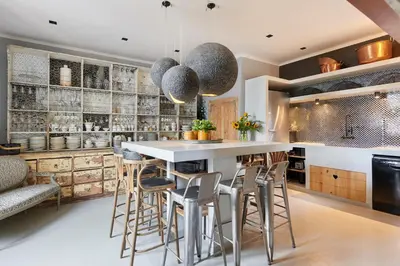 Cuisine ou kitchenette dans l'établissement Villa Po'Strophe - Bâtiment classé avec piscine