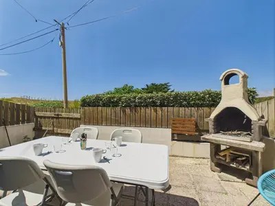 Plan de l'établissement 20 m de la plage, appart pour 4, terrasse