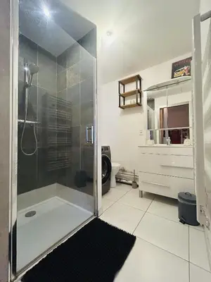 Salle de bains dans l'établissement Casa Rive Maine