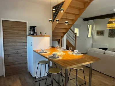 Cuisine ou kitchenette dans l'établissement Maison 80 m2 à 5mn de Nantes