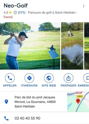 Golf sur le terrain de l'appartement ou à proximité