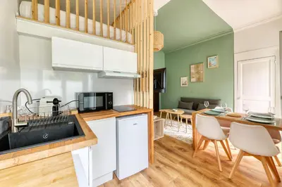 Cuisine ou kitchenette dans l'établissement Perchoir Nantais - Hyper-Center