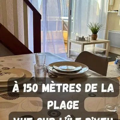 Bel appartement à 100m de la plage avec parking privé