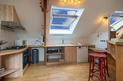 Cuisine ou kitchenette dans l'établissement Closerie de la Picardie - Proche D'Angers