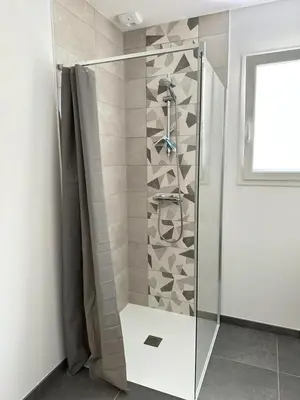 Salle de bains dans l'établissement L'Espérance