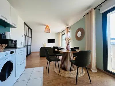 Cuisine ou kitchenette dans l'établissement Casa Arcades Rougé
