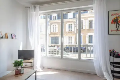 Télévision ou salle de divertissement dans l'établissement L'Evain - 800m centre - 850m gare