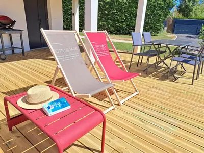 Plan de l'établissement 900 m Océan, Les Enclos, Vue panoramique Marais Breton