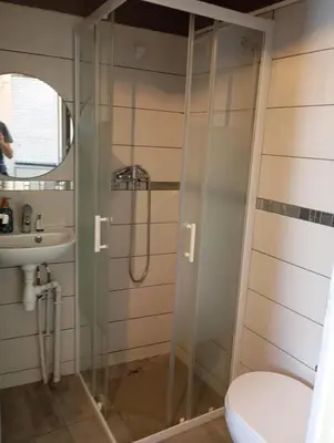 Salle de bains dans l'établissement Studio indépendant