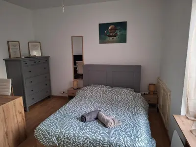 Un ou plusieurs lits dans un hébergement de l'établissement Maison Jules Verne Nantes