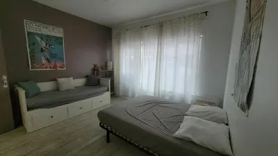 Un ou plusieurs lits dans un hébergement de l'établissement Appartement centre de Nantes